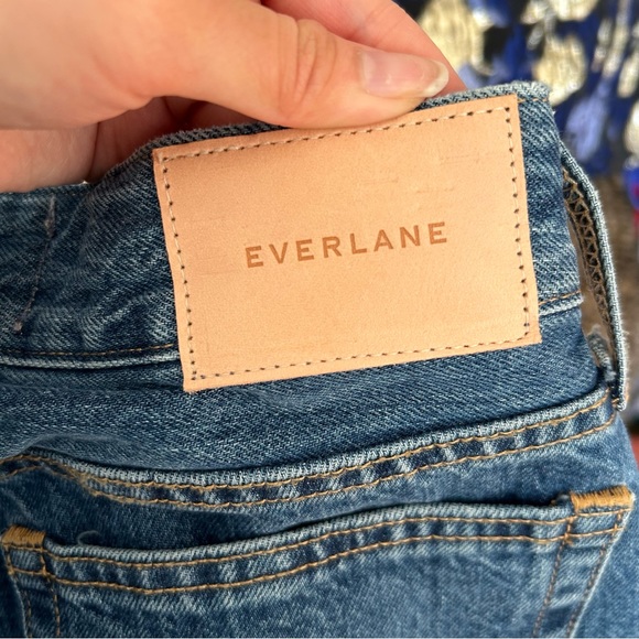 Everlane The Curvy '90s Cheeky Straight Blue Wash Jean - Picture 12 of 12